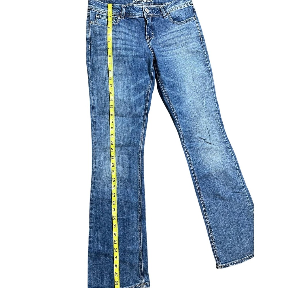 Aeropostale Chelsea Bootcut Jeans Size 8 Reg Medium Wash Y2K 2000s Stretch‎ - Picture 5 of 13
